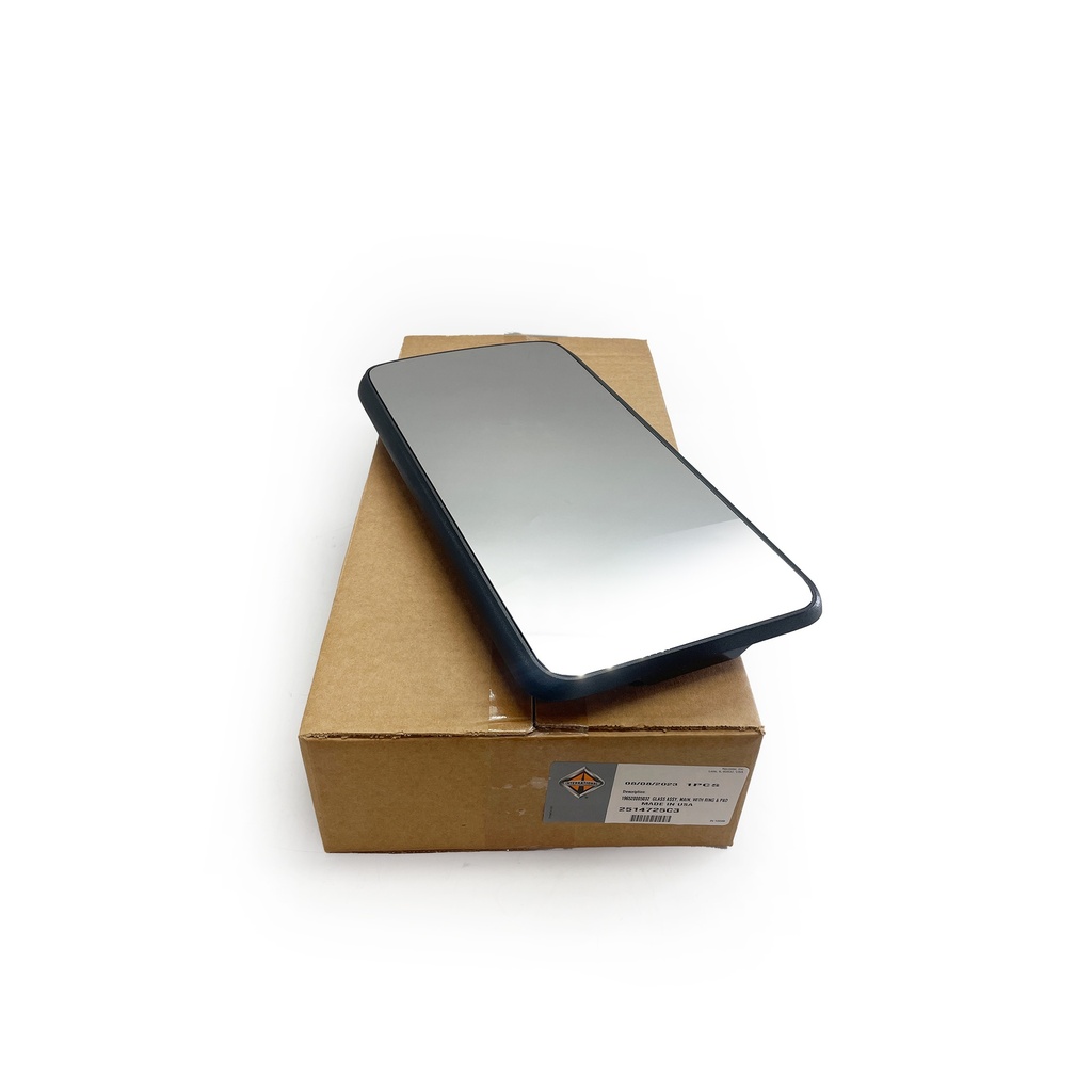 OEM INTERNATIONAL UPPER MIRROR GLASS ASSY, MAIN, WITH RING
